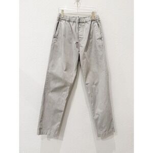 Outerknown Pants Mens M Beige Gray Organic Cotton Coastal Minimalist Drawstring